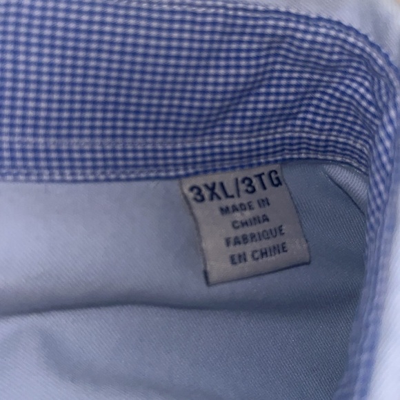 Tommy Bahama men’s light blue button down size 3X - Picture 6 of 9